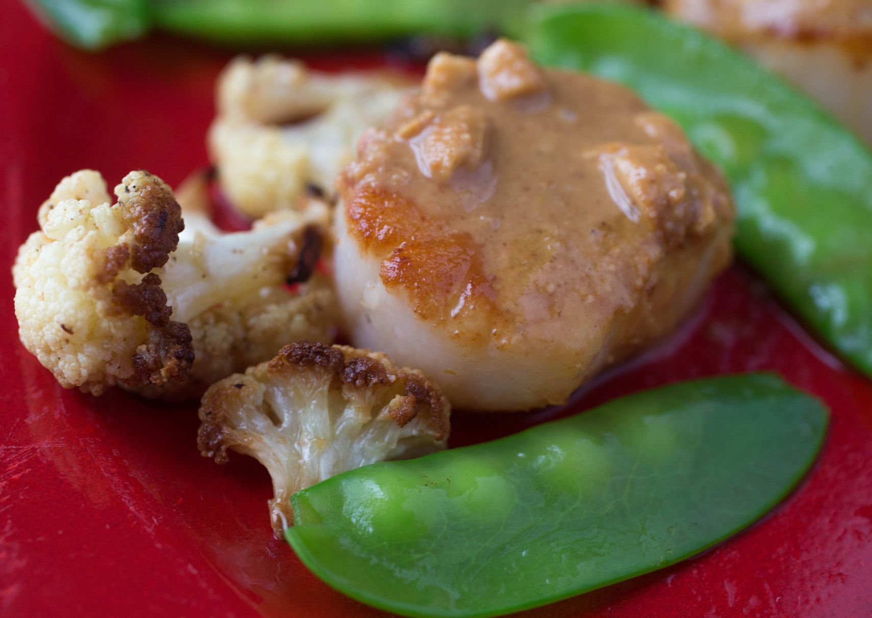 Peanut butter and scallops